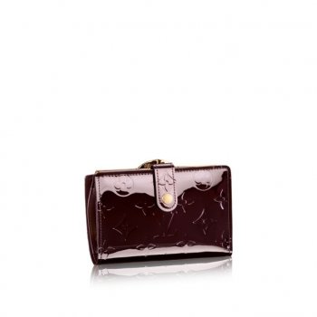 louis vuitton ポルトフォイユ・ヴィエノワ モノグラム・ヴェルニ 財布&小物 M93521 アマラント