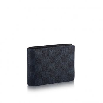 Louis Vuitton ポルトフォイユ・ミュルティプル ダミエ・コバルト 財布&小物 N63211 ダミエ・コバルト