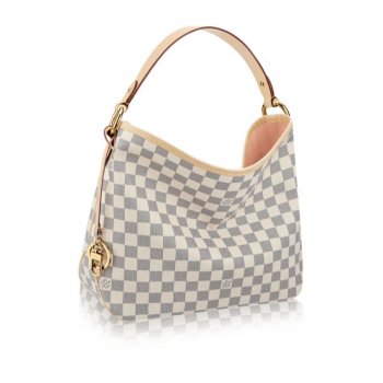 louis vuitton ディライトフルpm ダミエ・アズール バッグ N41606 ローズ・バレリーヌ