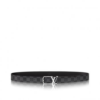 Louis Vuitton サンチュール・ネオグラム　30mm ダミエ・グラフィット ベルト M6057V