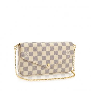 louis vuitton フェリーチェ ダミエ・アズール 財布&小物 N63106
