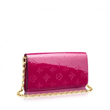 louis vuitton ポルトフォイユ・サラ チェーン モノグラム・ヴェルニ 財布&小物 M90087