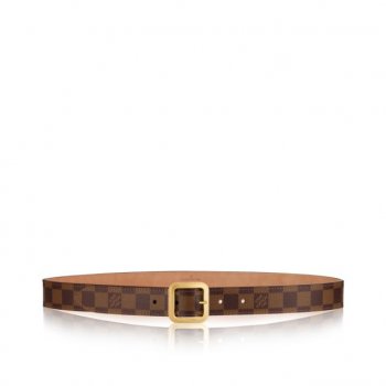 louis vuitton サンチュール・トレゾール 30mm “ダミエ・エベヌ” ダミエ ベルト M9729W