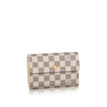 louis vuitton ポルトフォイユ・アレクサンドラ ダミエ・アズール 財布&小物 N63068 ダミエ・アズール