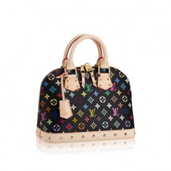 louis vuitton アルマpm モノグラム・マルチカラー バッグ M40444 ノワール