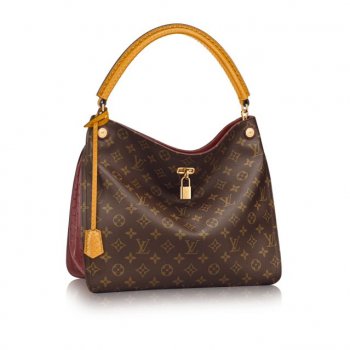 louis vuitton ガイア オーストリッチ エキゾチックレザー N92412 ボルドー