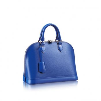 louis vuitton アルマpm エピ バッグ M42047 ブルーベリー