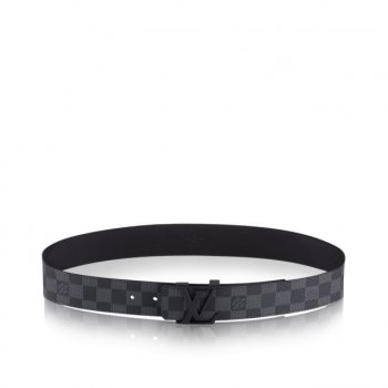 Louis Vuitton サンチュール・lv イニシアル 40mm “ダミエ・グラフィット” ダミエ・グラフィット ベルト M9808V