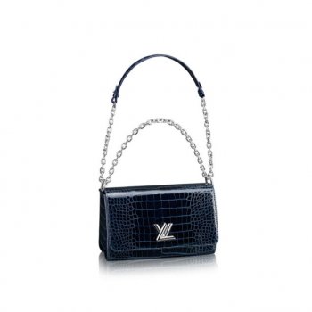 louis vuitton go 14 pm クロコダイル&アリゲーター アイコンバッグ N92181 サフィール