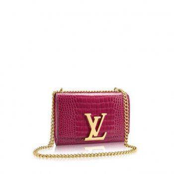 louis vuitton ポシェット・ルイーズmm クロコダイル&アリゲーター エキゾチックレザー N92037