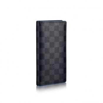 Louis Vuitton ポルトフォイユ・ブラザ ダミエ・グラフィット 財布&小物 N63266 ネプテューヌ