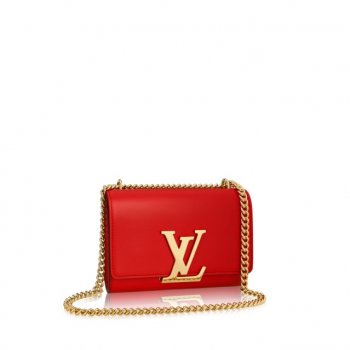 louis vuitton ポシェット・ルイーズmm 上質なソフトレザー M41280 ルージュ