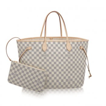 louis vuitton ネヴァーフルgm ダミエ・アズール バッグ N41360 ダミエ・アズール