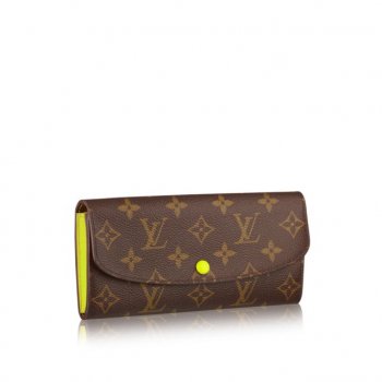 louis vuitton ポルトフォイユ・エミリー モノグラム 財布&小物 M61768 Acid Yellow