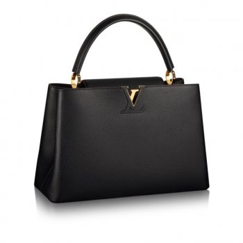louis vuitton カプシーヌgm トリヨン 上質なソフトレザー M48870 ノワール